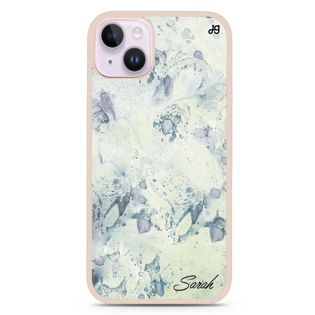 Vintage Marble iPhone 15 Plus Impact Guard Bumper Case