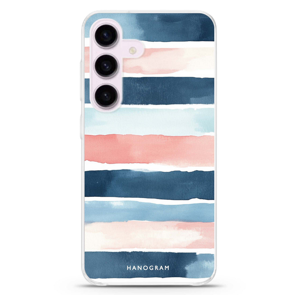 Seabreeze Stripes Samsung Galaxy Ultra Clear Case