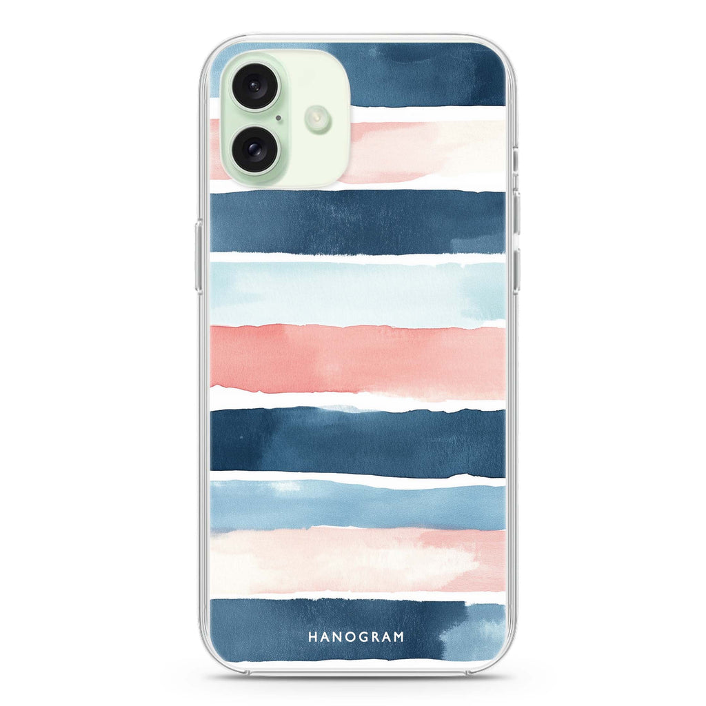 Seabreeze Stripes MagSafe Compatible Ultra Clear Case