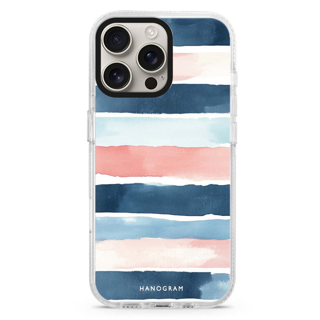 Seabreeze Stripes iPhone Ultra Clear Case