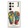 Sunny Steps personalized name Samsung Galaxy S26/S25/S24/S23/S22 Ultra ultra clear case, transparent design, main view