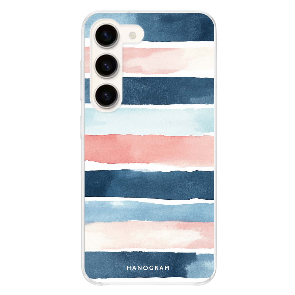 Seabreeze Stripes Samsung Galaxy Ultra Clear Case