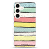 Glitter Stripe Charm Samsung Galaxy Ultra Clear Case