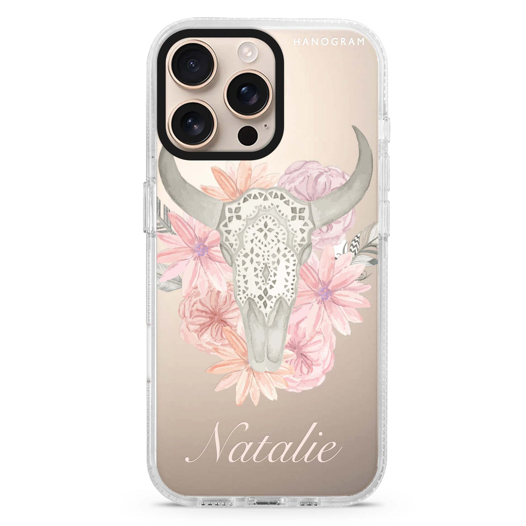 Abstract Paint Pattern MagSafe Compatible iPhone 16 Pro Ultra Clear Case - Personalized and Stylish Protection