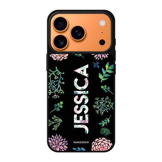 Garden In Rainforest personalized name spring floral nature iPhone 17 Pro Max mirror case