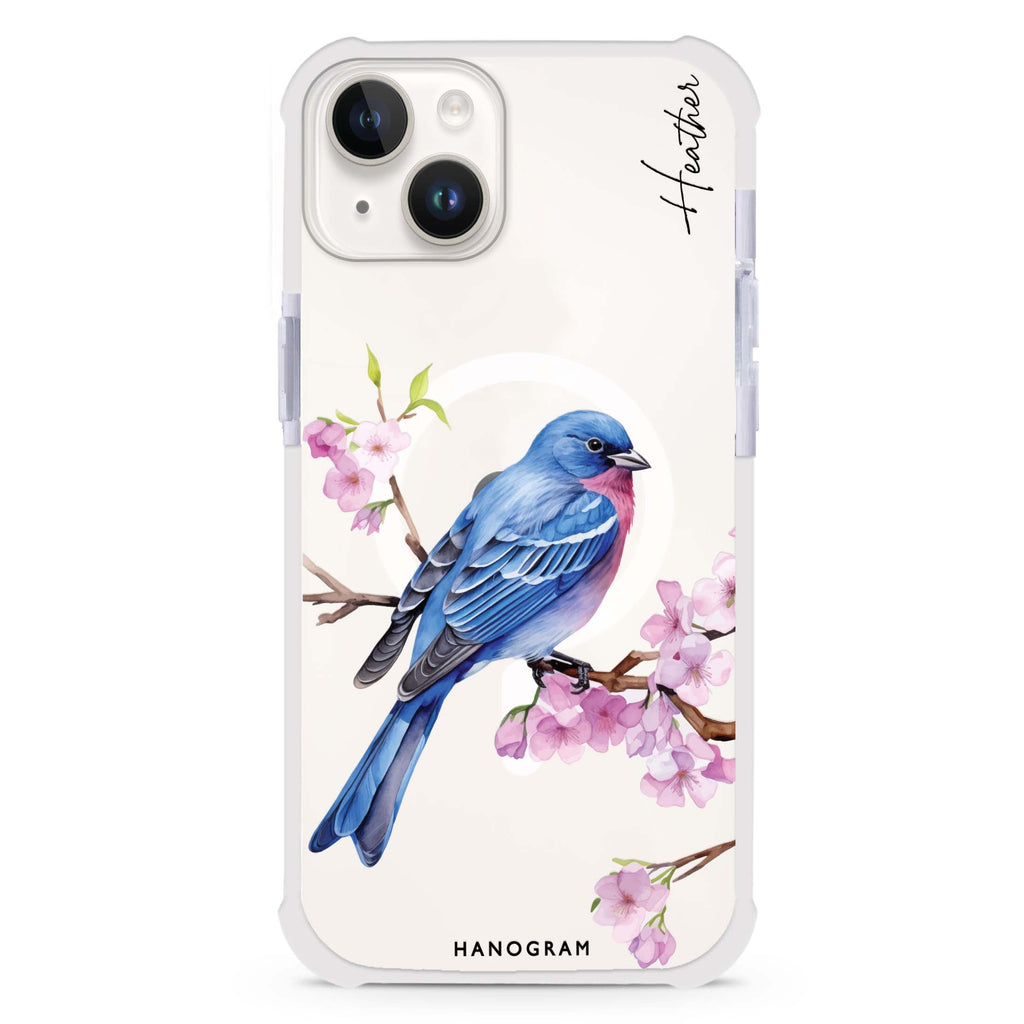 Indigo Serenade iPhone 15 Plus MagSafe Compatible Ultra Shockproof Case