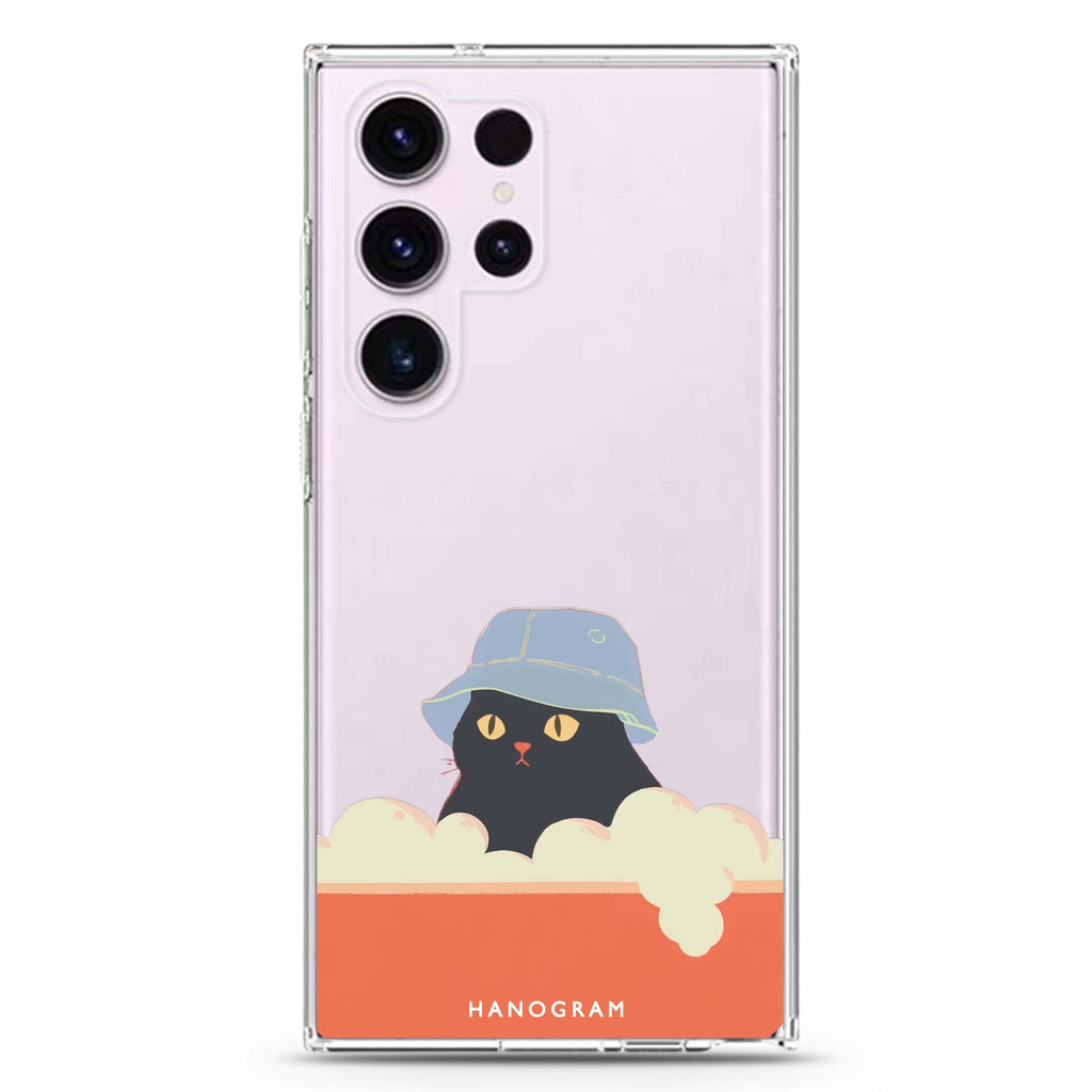 Bubble Meow Samsung Galaxy Ultra Clear Case