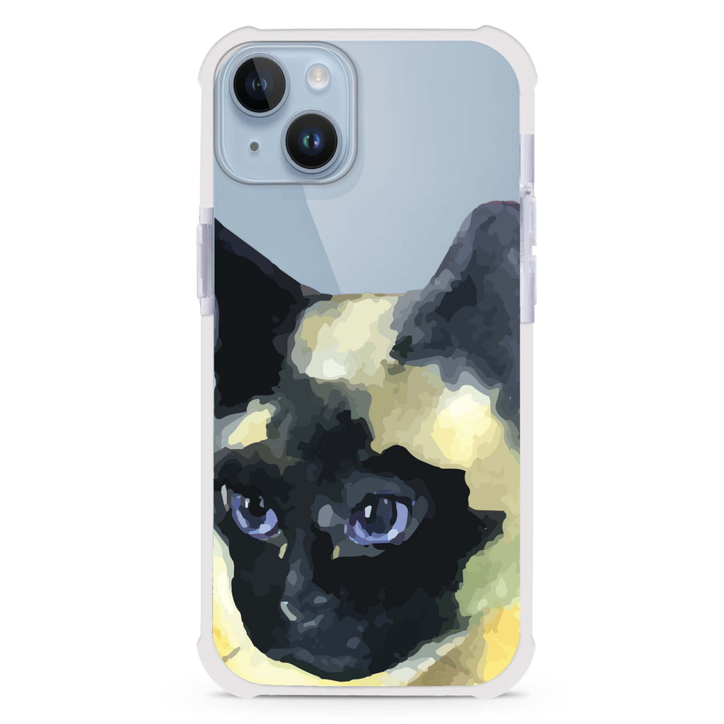 Watercolour Cat iPhone 15 Plus Ultra Shockproof Case