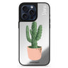 Cacti Delight personalized name MagSafe mirror case for iPhone 16/15/14 Pro Max and Pro, main view
