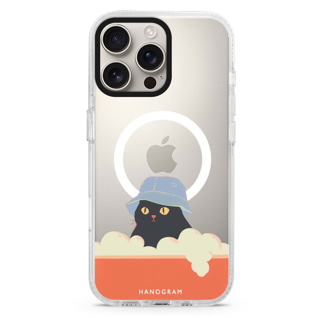 Bubble Meow MagSafe Compatible Ultra Clear Case