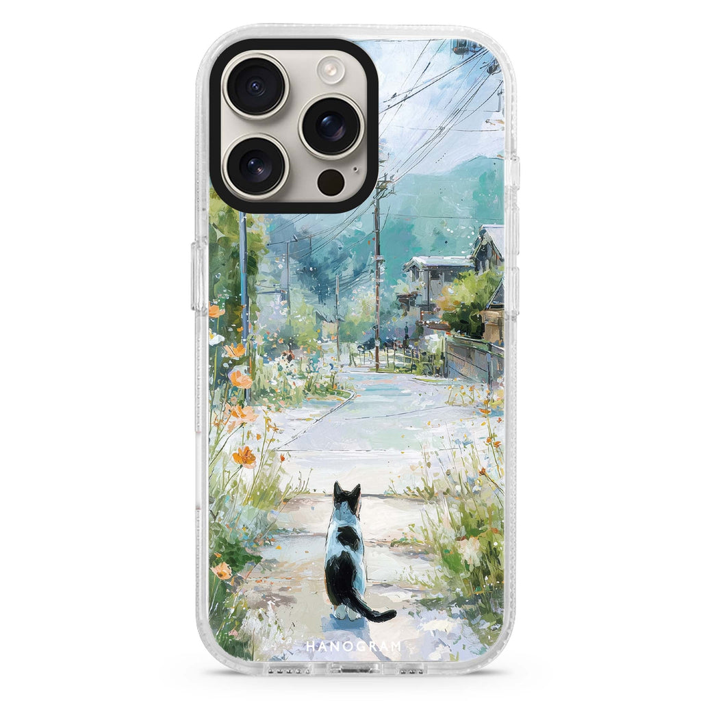 Sunny Day with a Cat MagSafe Compatible Ultra Clear Case