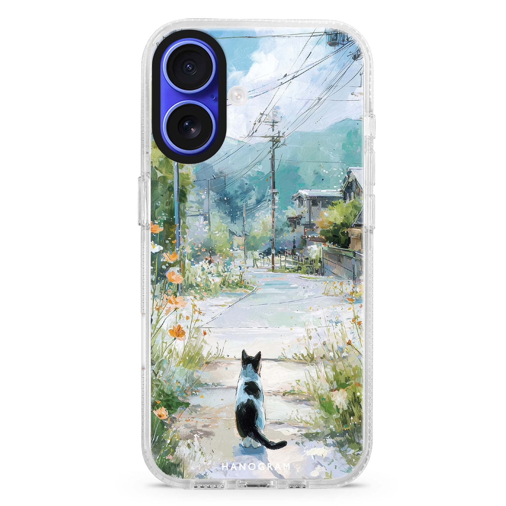 Sunny Day with a Cat MagSafe Compatible Ultra Clear Case
