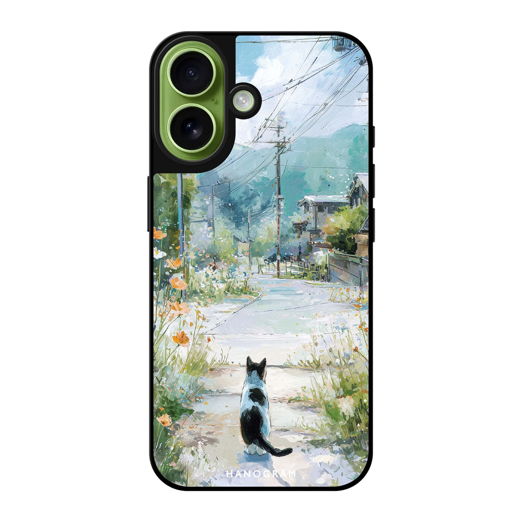 Sunny Day with a Cat MagSafe Compatible Mirror Case