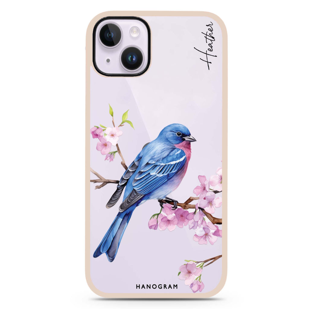 Indigo Serenade iPhone 15 Plus Impact Guard Bumper Case
