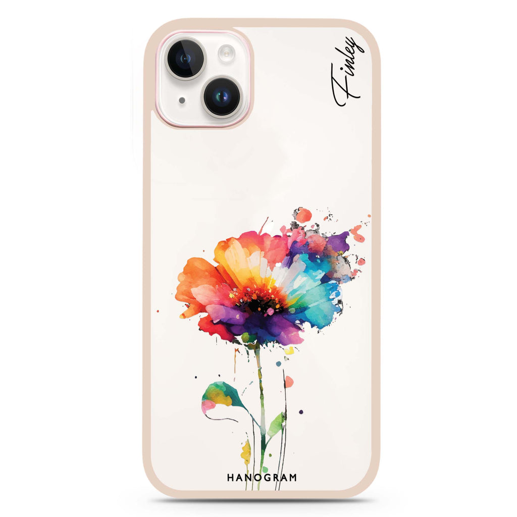 A Beautiful Watercolour Flower Impact Guard Bumper Case