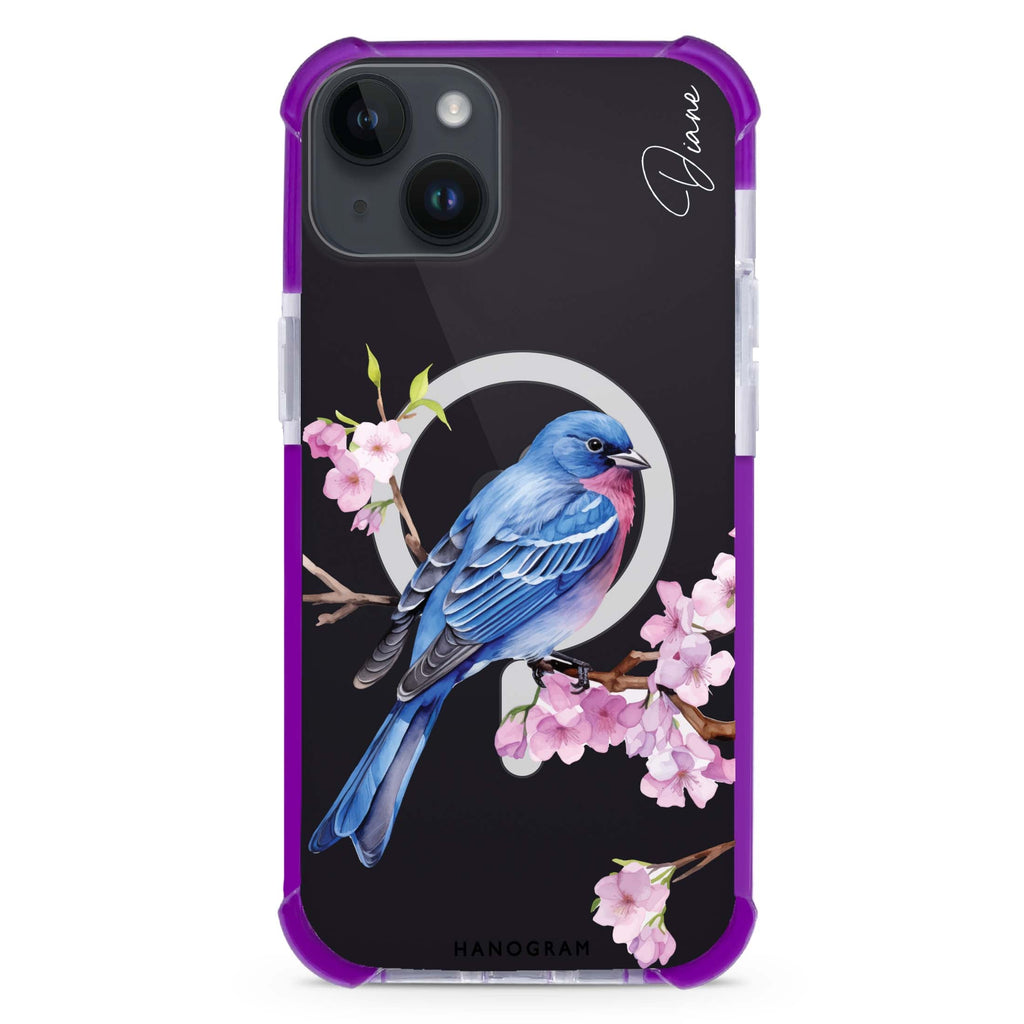 Indigo Serenade iPhone 14 MagSafe Compatible Ultra Shockproof Case