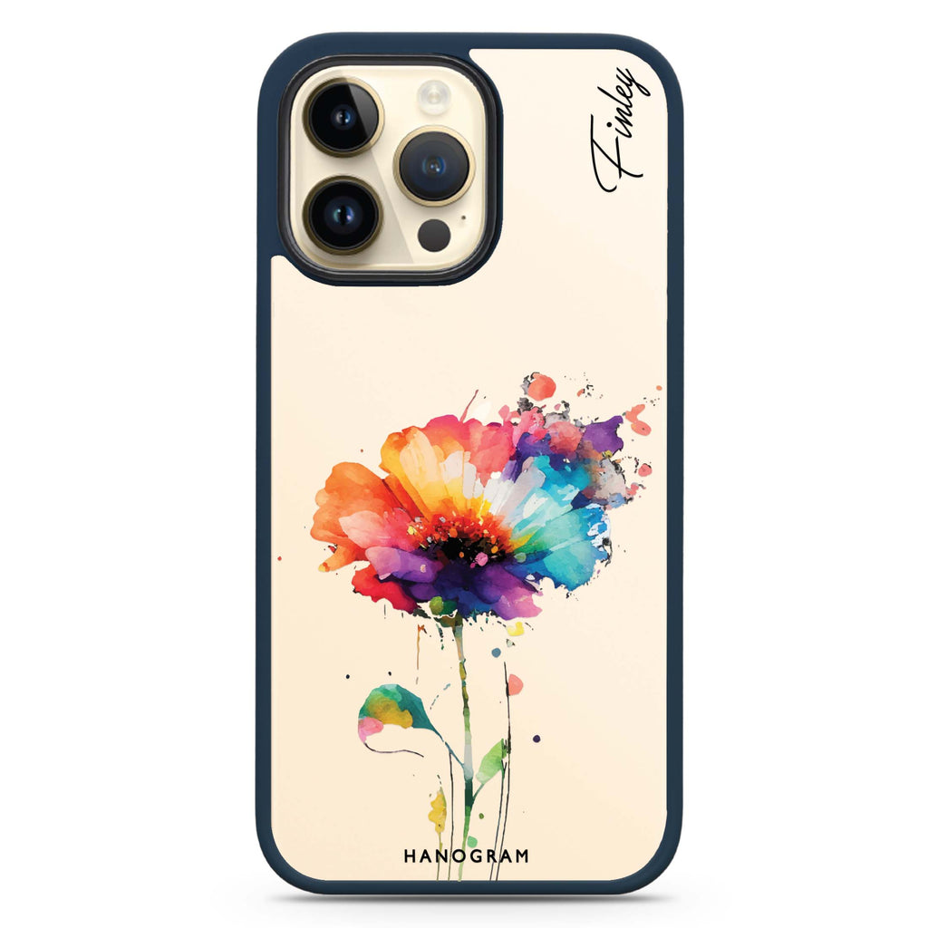 A Beautiful Watercolour Flower Impact Guard Bumper Case