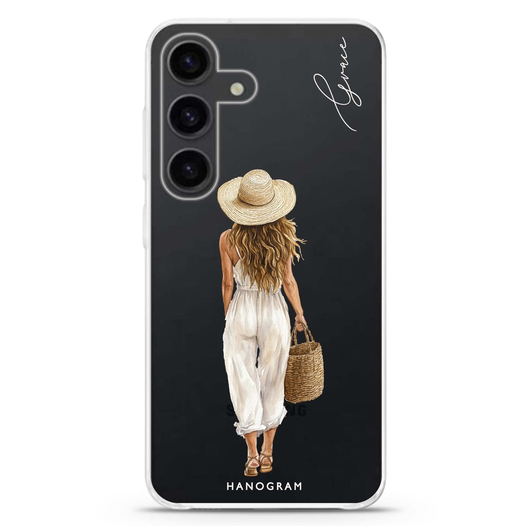Golden Stroll Samsung Galaxy Ultra Clear Case