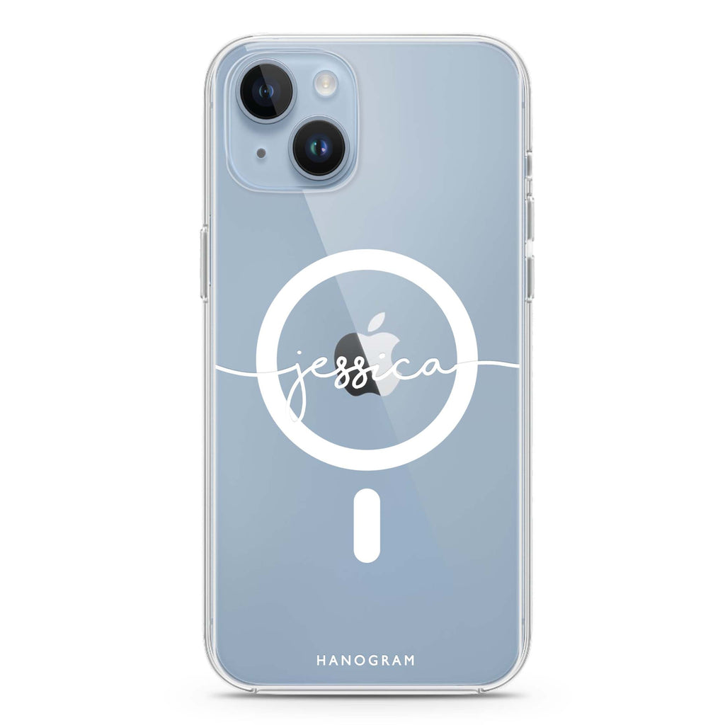 Handwritten iPhone 15 Plus MagSafe Compatible Ultra Clear Case