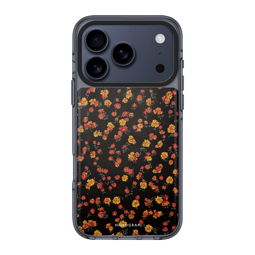 Warm Petals flower floral iPhone 17 Pro Max ultra clear case