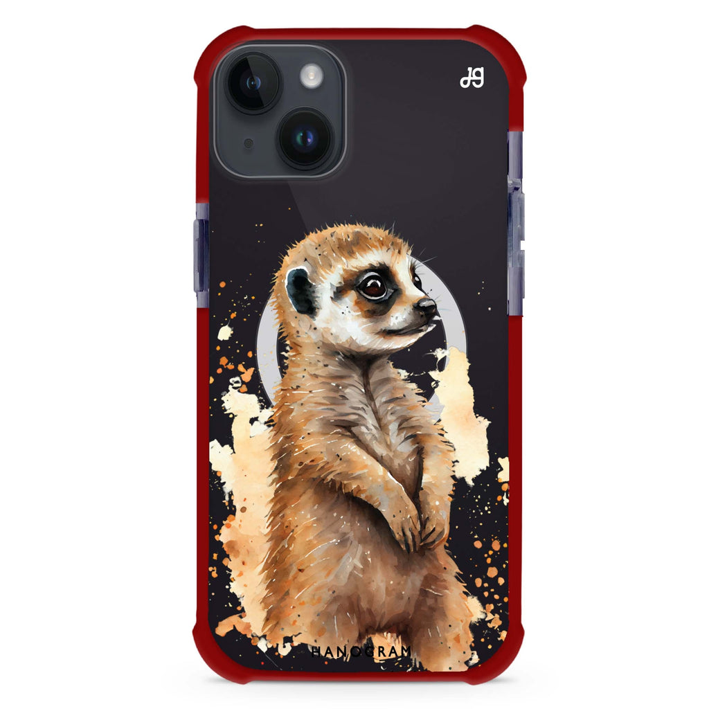 A Meerkat iPhone 15 Plus MagSafe Compatible Ultra Shockproof Case