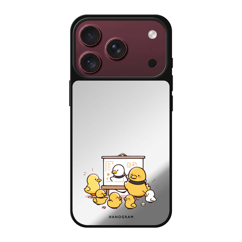 Duck Professor bird animal iPhone 18 Pro Max mirror case