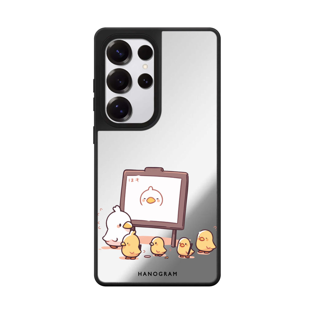 Quack Command Samsung Galaxy S25 S24 S23 Ultra mirror case, front view