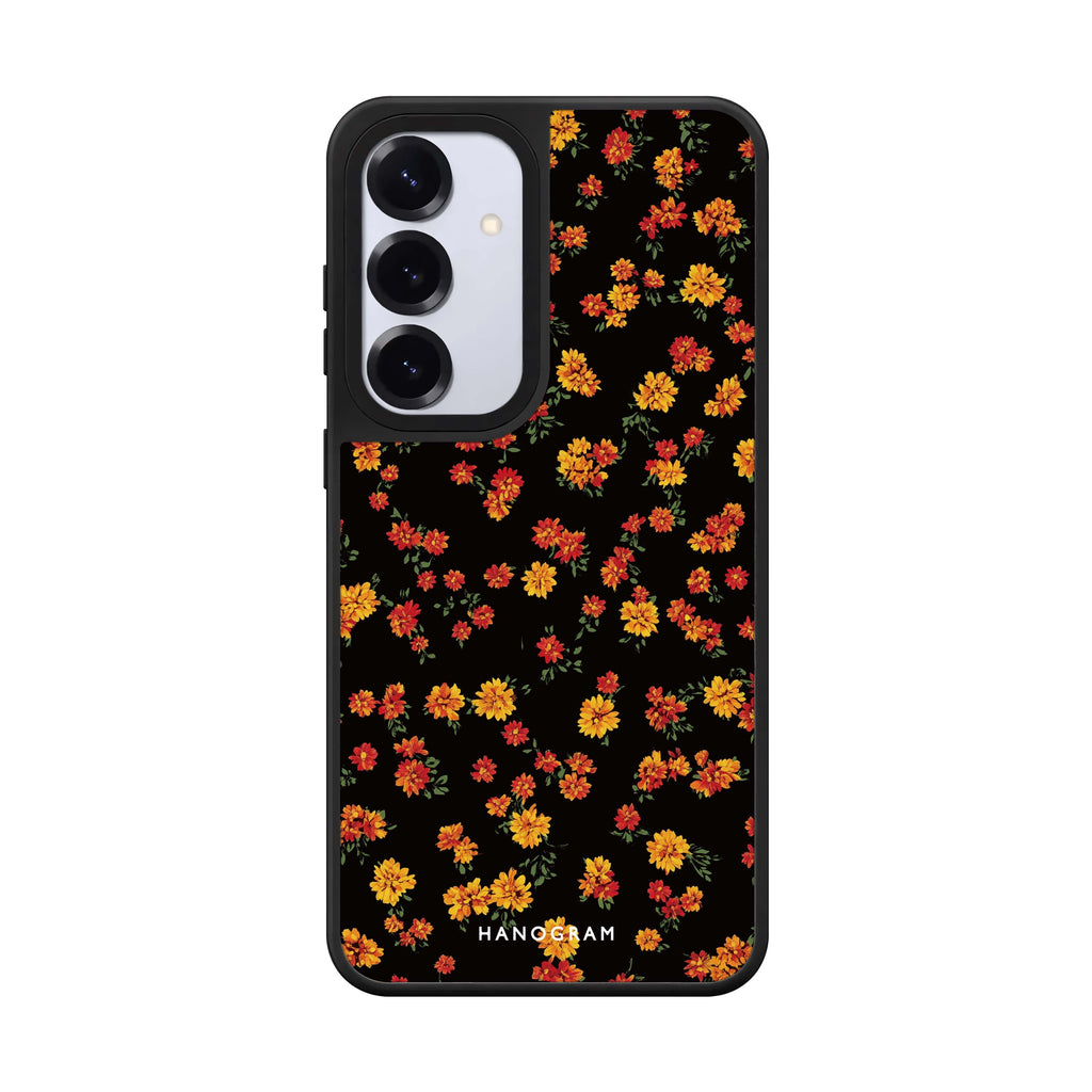 Warm Petals Samsung Galaxy mirror case front view