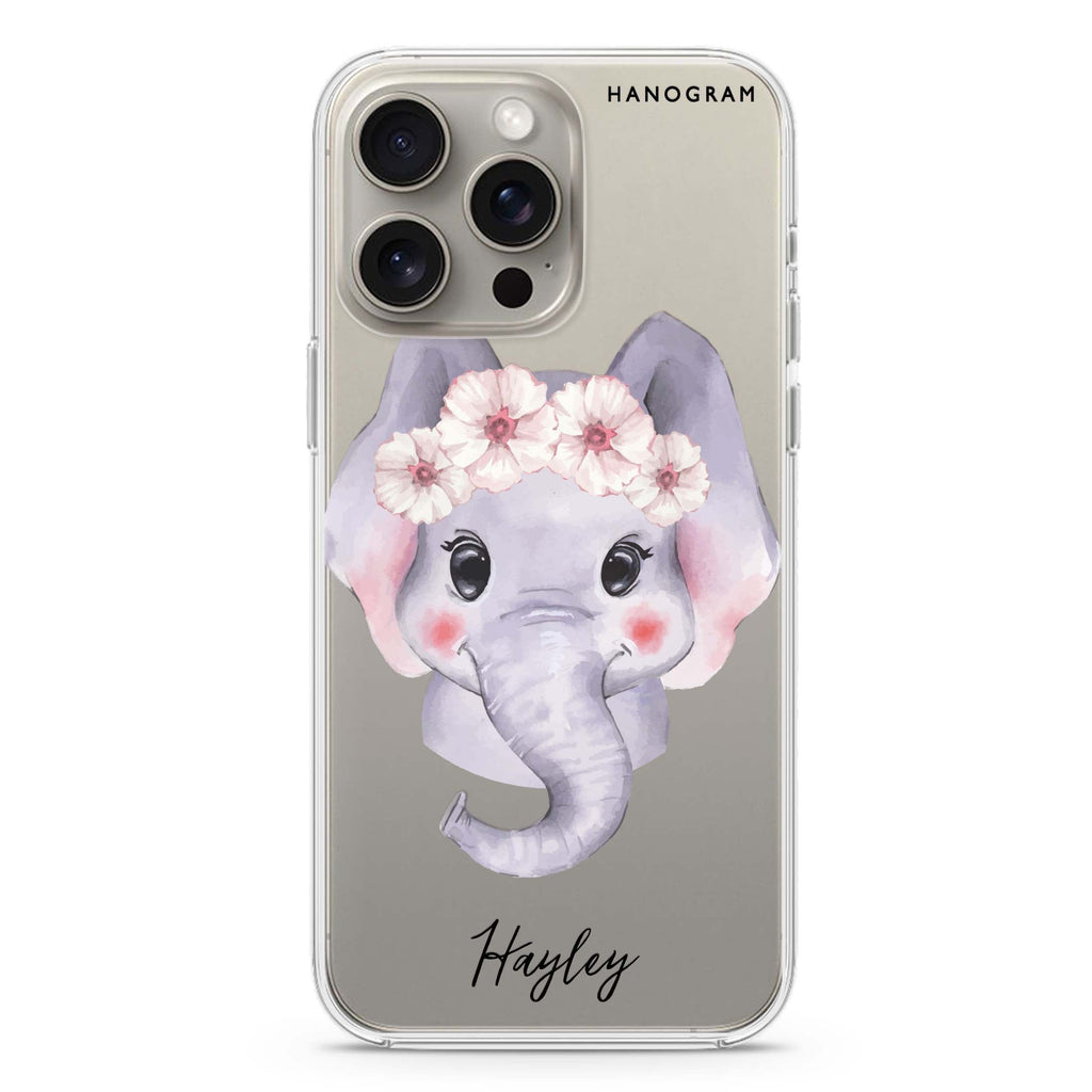 Baby Elephant iPhone Ultra Clear Case