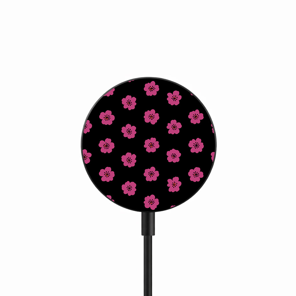 Pink Blossom Night 25W Magnetic Wireless Charger