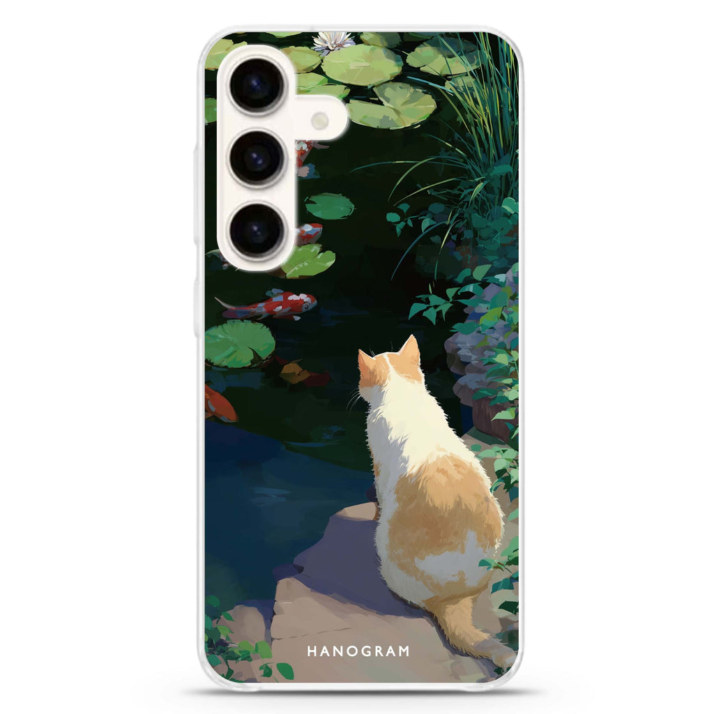 Koi & Cat Samsung Galaxy Ultra Clear Case