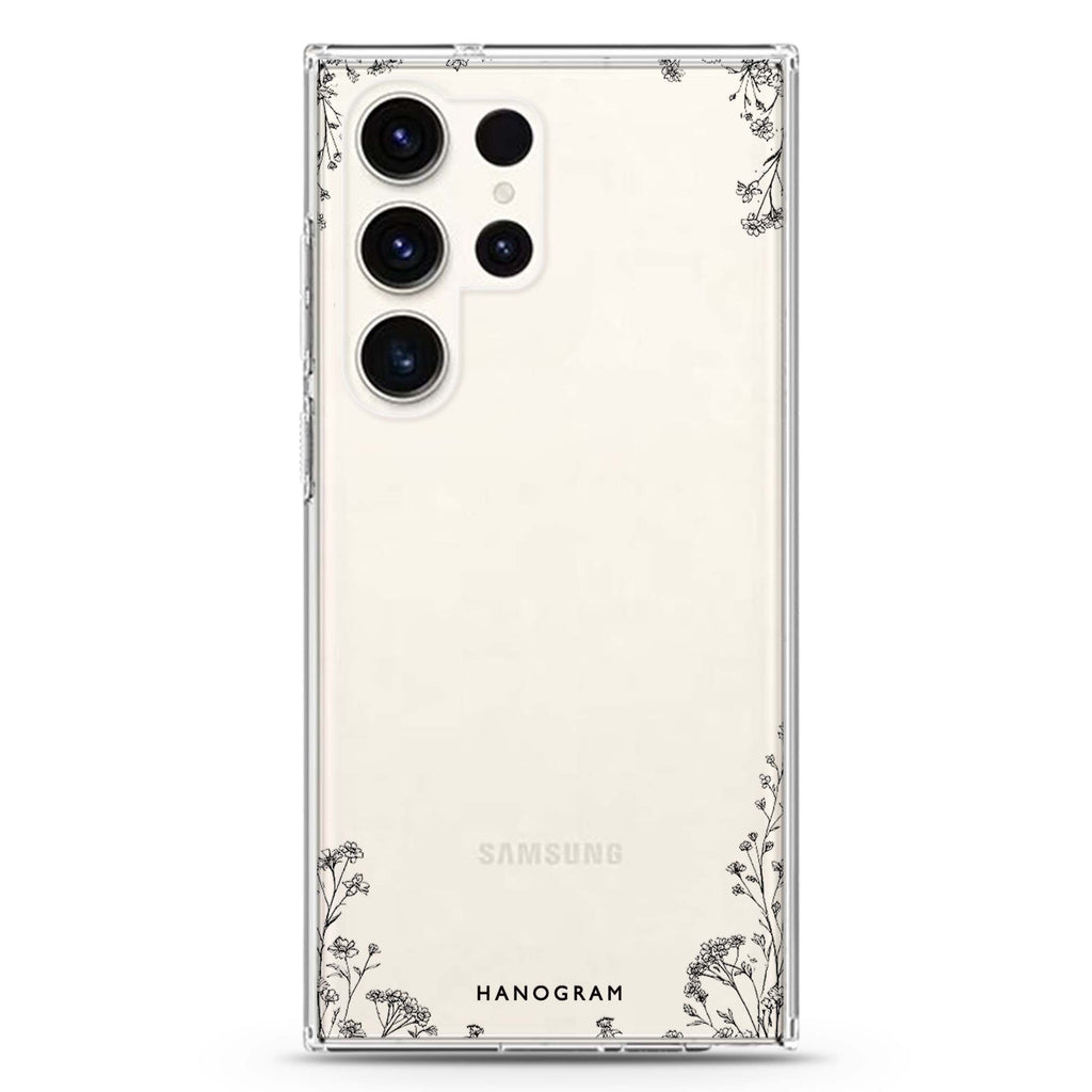Botanist's Letterhead Samsung Galaxy Ultra Clear Case — front view