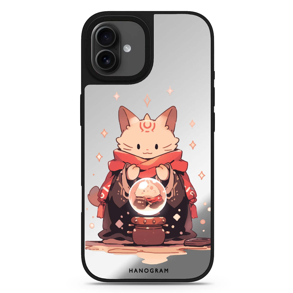 Mystic Feline iPhone 17 mirror case