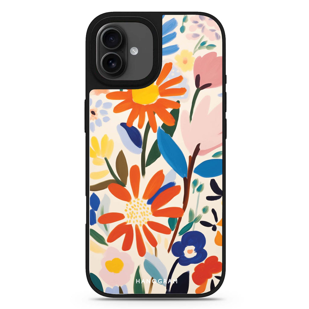 Bloom Brushwork iPhone 17 mirror case