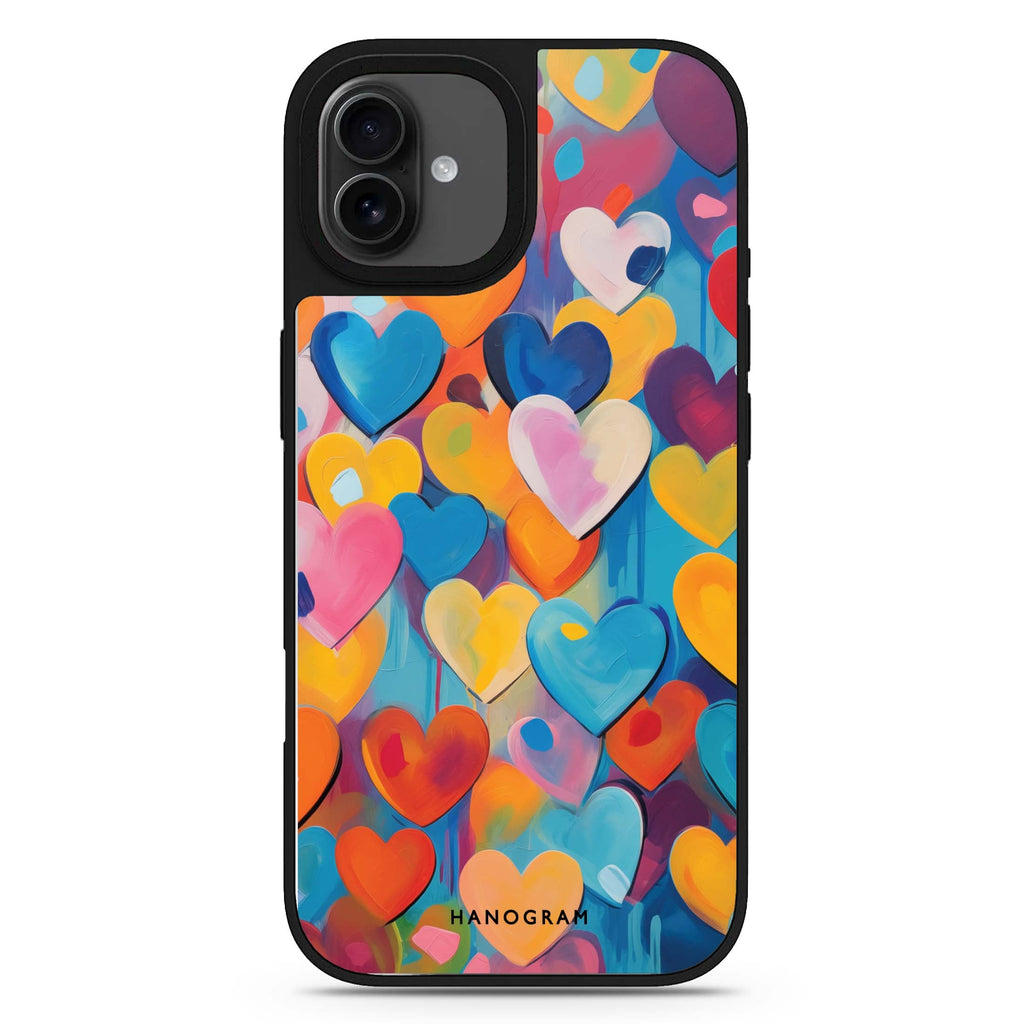 Heartflow Elegance iPhone 17 mirror case