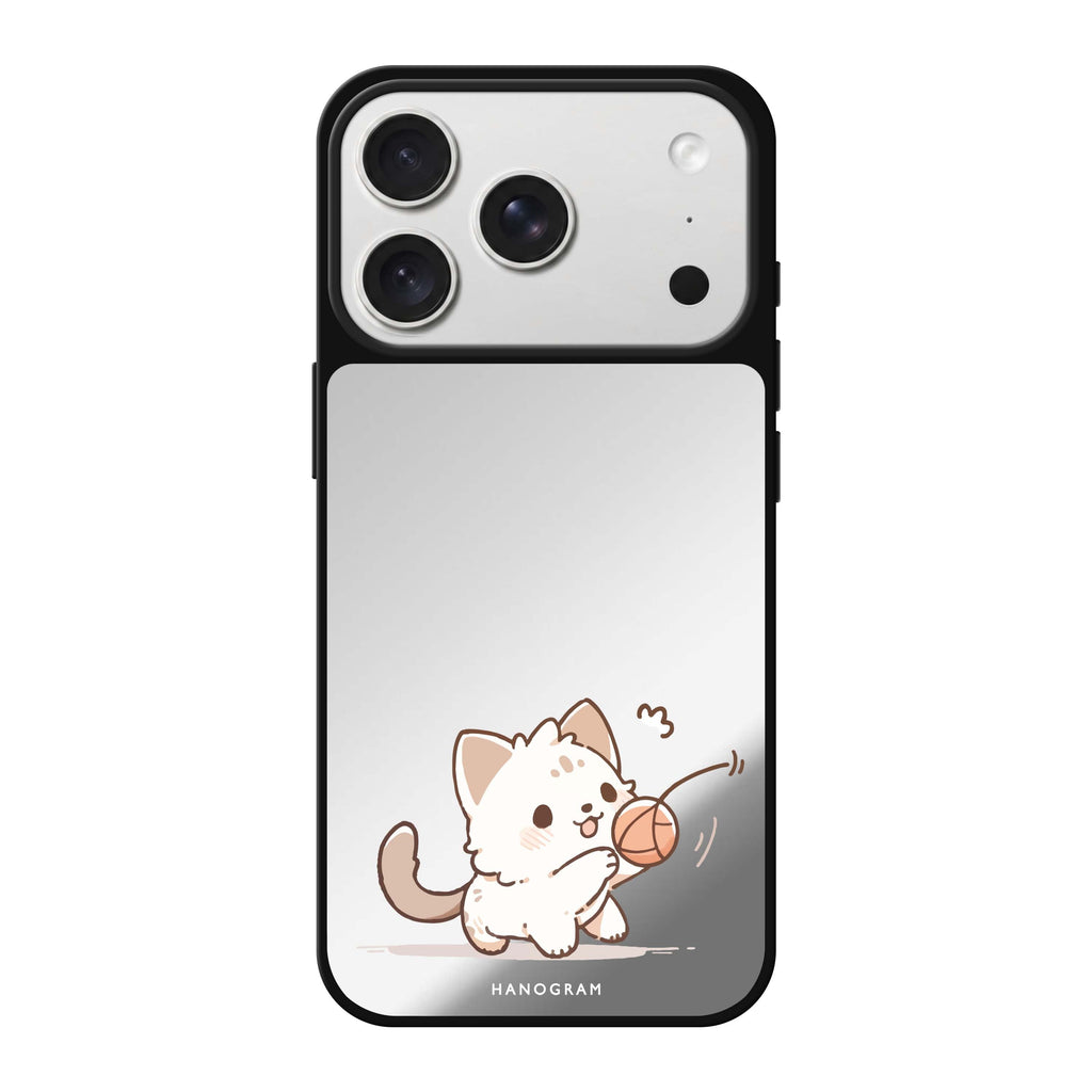 Kitty Chase cat animal cute iPhone 18 Pro Max mirror case