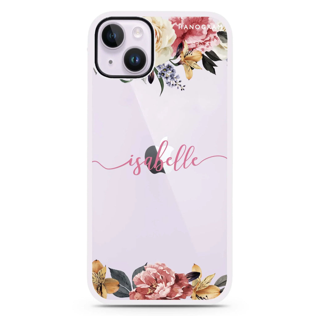 Art of Classic Floral iPhone 15 Impact Guard Bumper Case