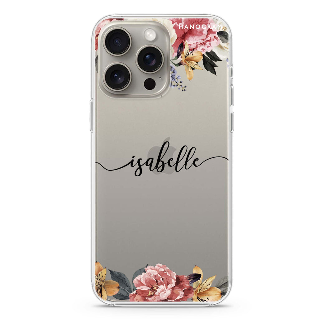 Art of Classic Floral iPhone Ultra Clear Case