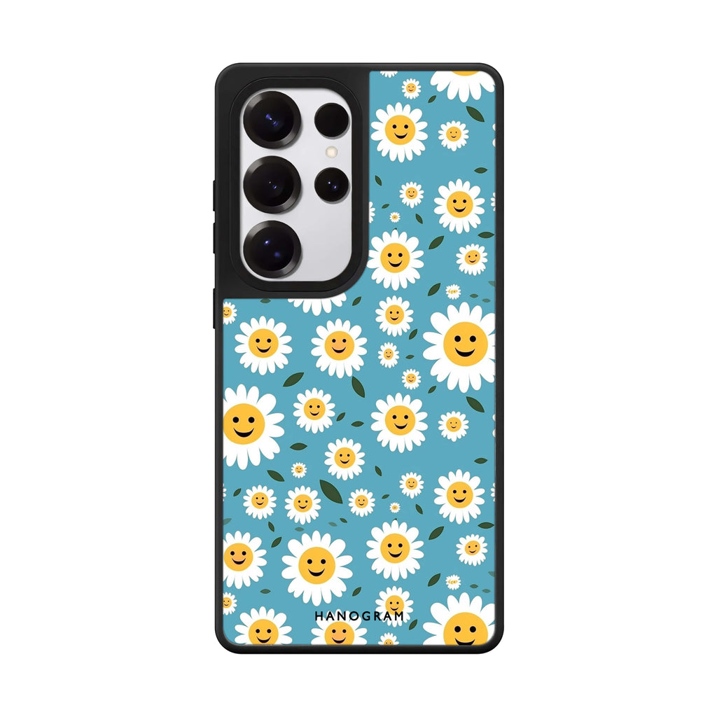 Daisy Disco Samsung Galaxy S25 S24 S23 Ultra mirror case, front view