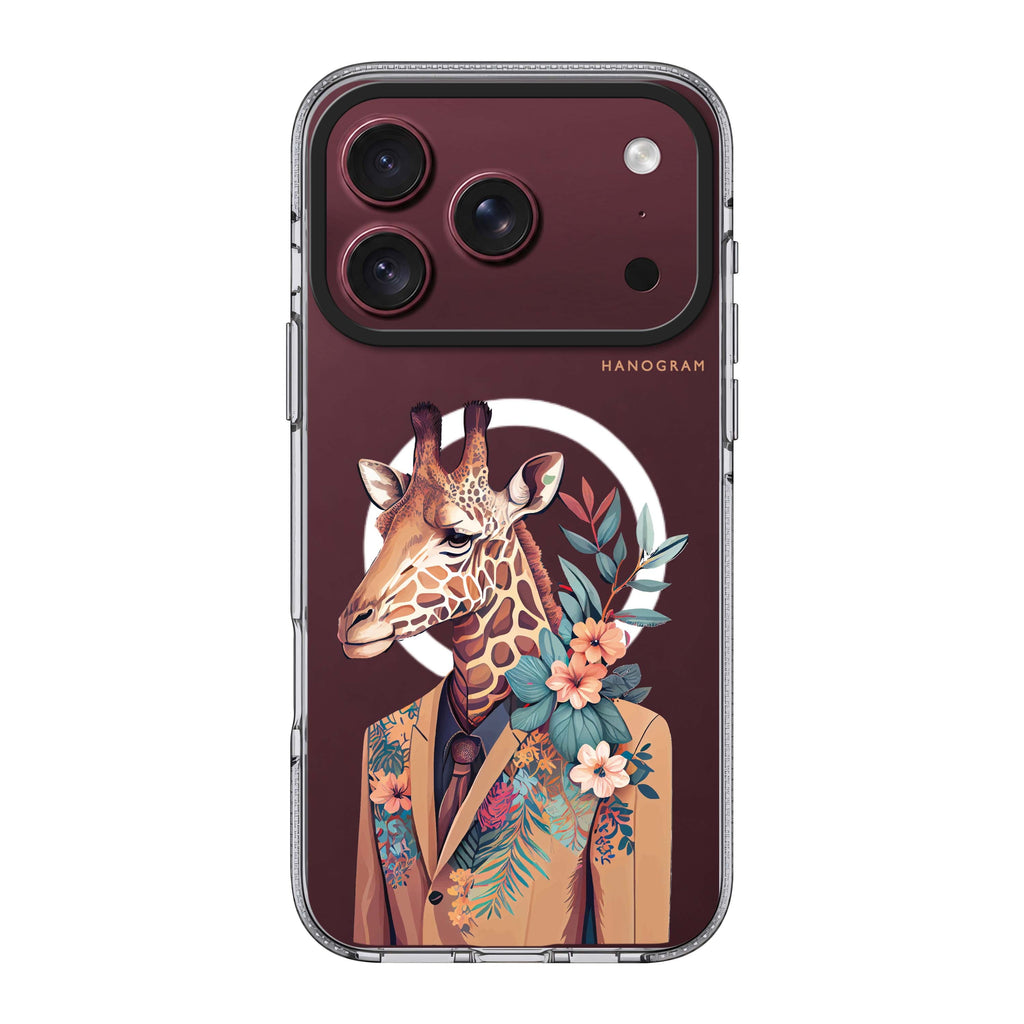 Giraffe & floral Ultra Clear Case