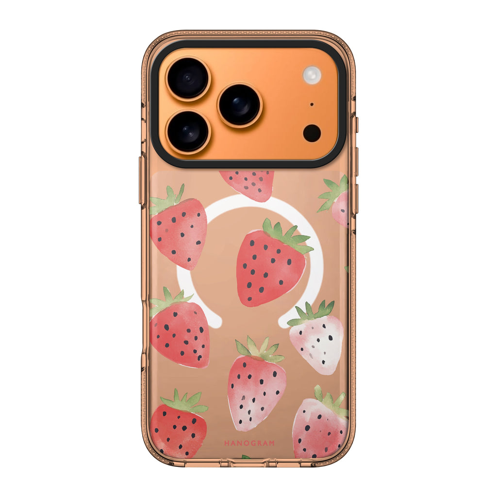 Berry Breeze fruit iPhone 17 Pro Max ultra clear case