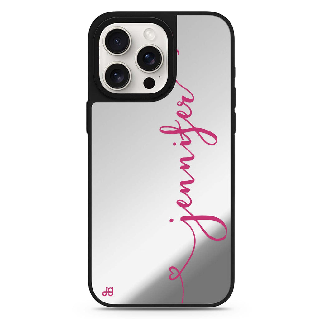 Think Different personalized name MagSafe mirror case for iPhone 16/15/14 Pro Max and Pro, main view