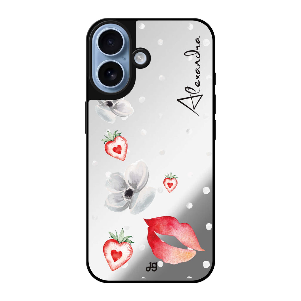 Reflective iPhone 16 Mirror Case –The First Date Design
