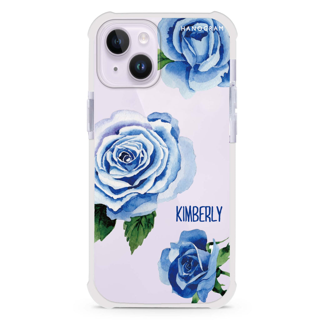Blue Rose iPhone 15 Plus Ultra Shockproof Case