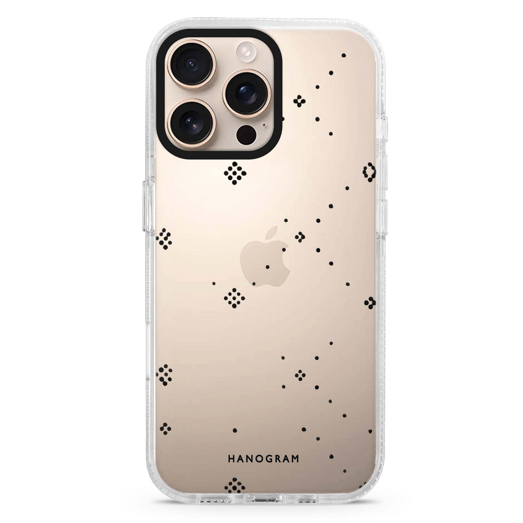 Midnight Dots iPhone Ultra Clear Case
