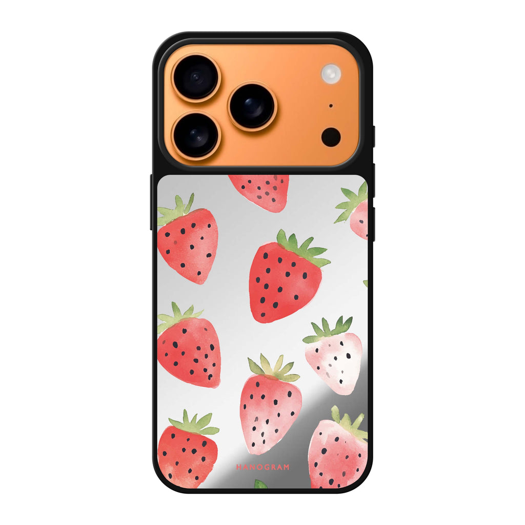 Berry Breeze fruit iPhone 17 Pro Max mirror case