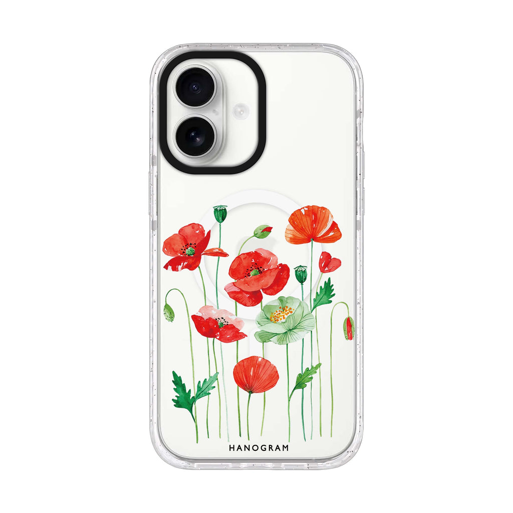 Poppy Stem Ballet iPhone 17 Ultra Clear Case - product image 1