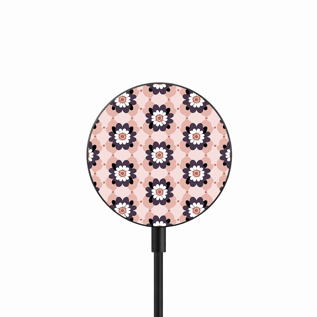 Soft Floral Tile 25W Magnetic Wireless Charger