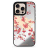 Cherry Bloom floral design iPhone 16/15/14 Pro Max & Pro mirror case