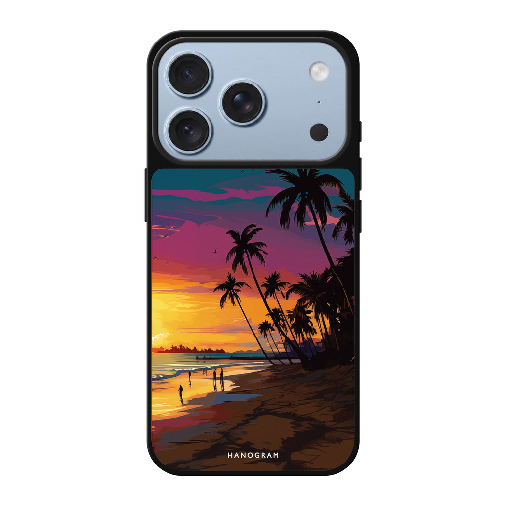 Sunset Glow summer sun celestial nature iPhone 18 Pro Max mirror case